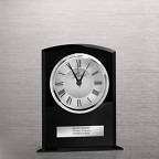 View larger image of Elegant Black Glass Clock